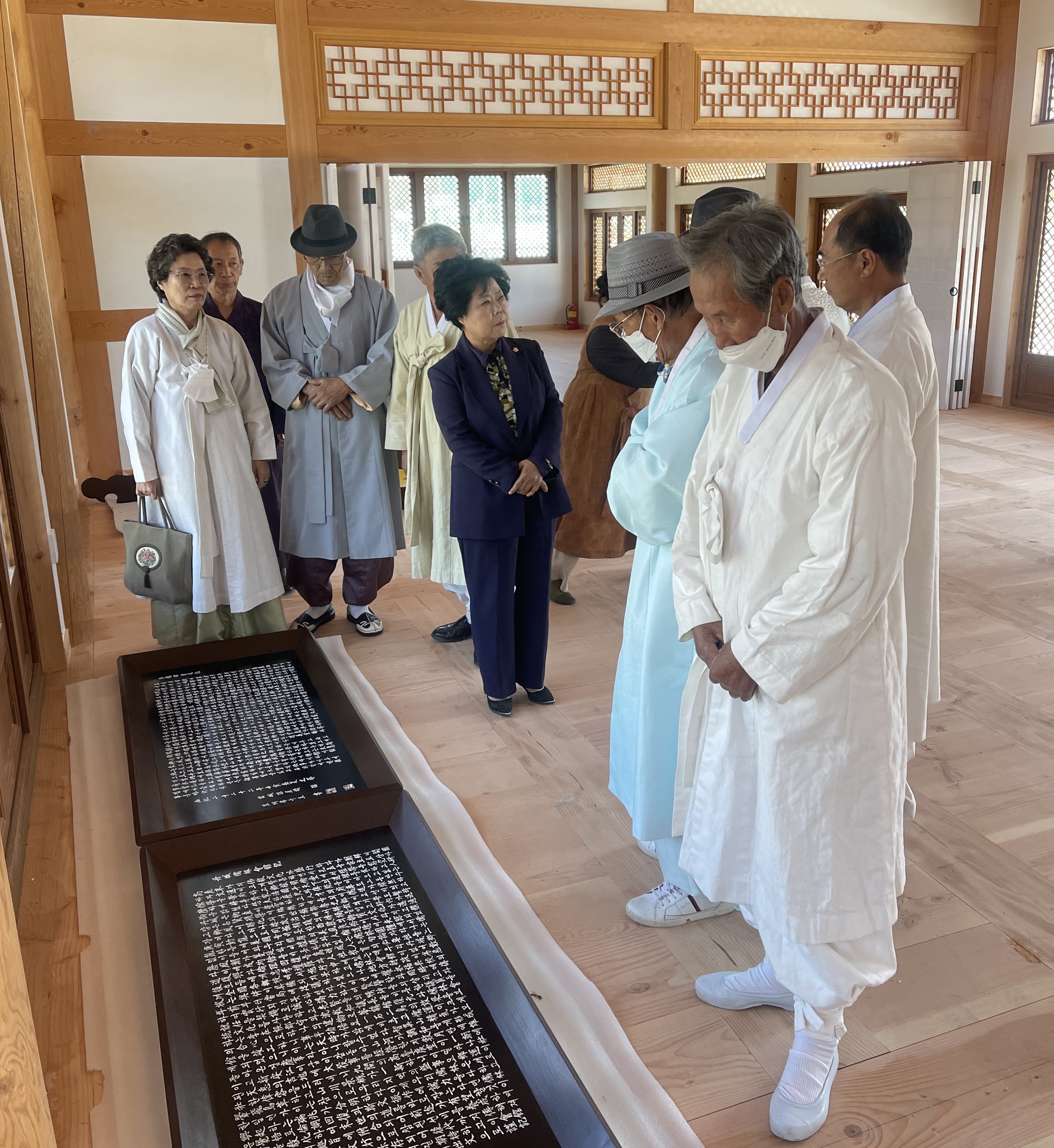 산청군의회 의원 유림회관 시찰